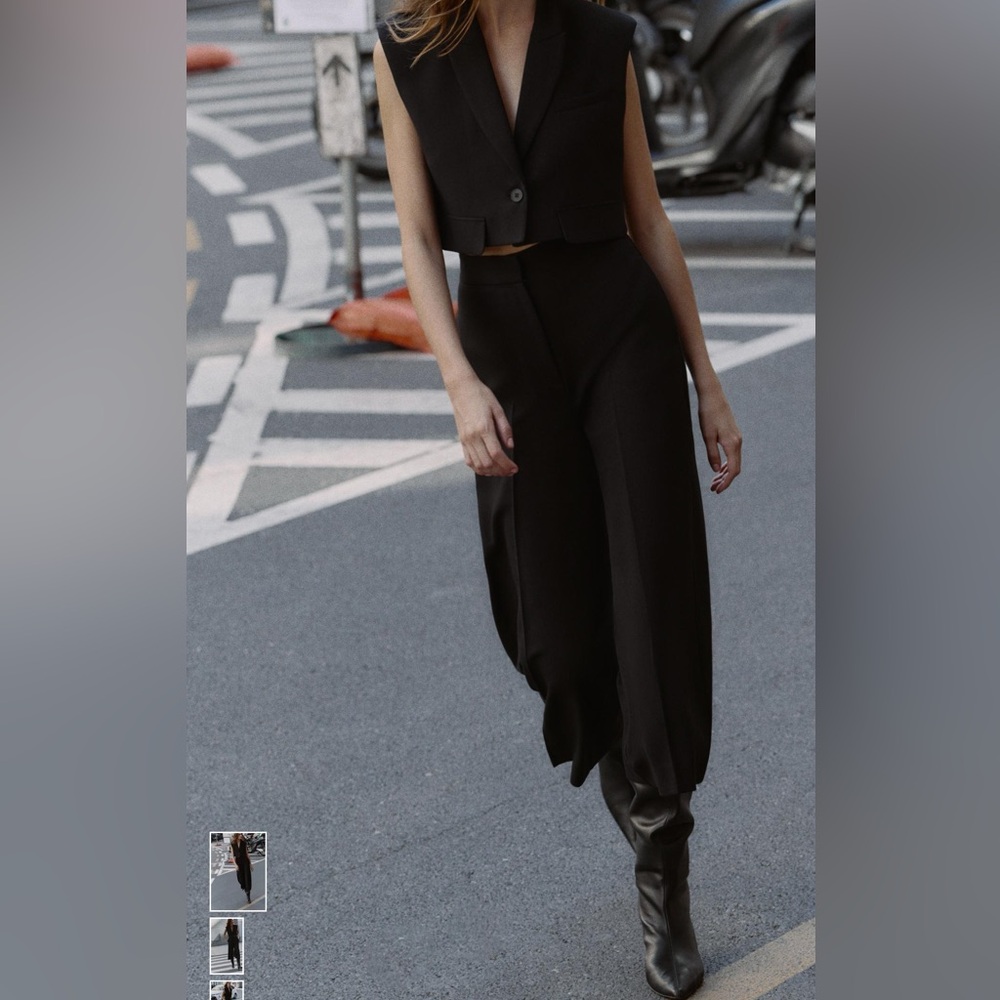 ZARA HIGH-WAISTED CULOTTES